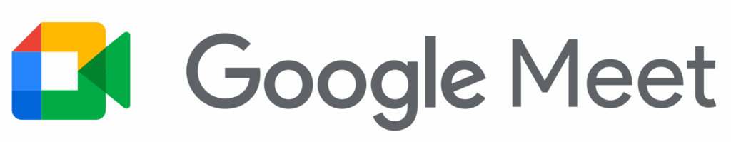 Google meet text logo 2020